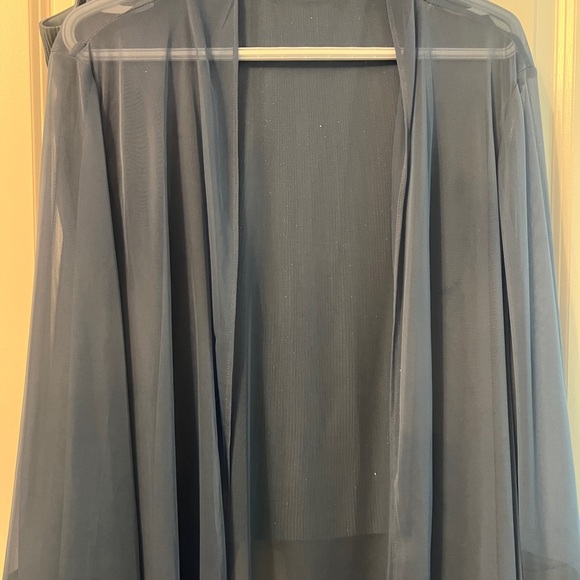 3 piece rhinestone trimmed chiffon pantsuit. Mother of the Groom/Bride outfit. - Picture 10 of 14